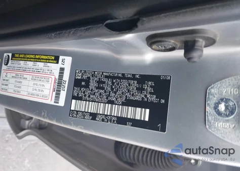 2008 Toyota Tundra Sr5 5.7L V8 z USA, uszkodzony, nr VIN 5TFBV54178X053937